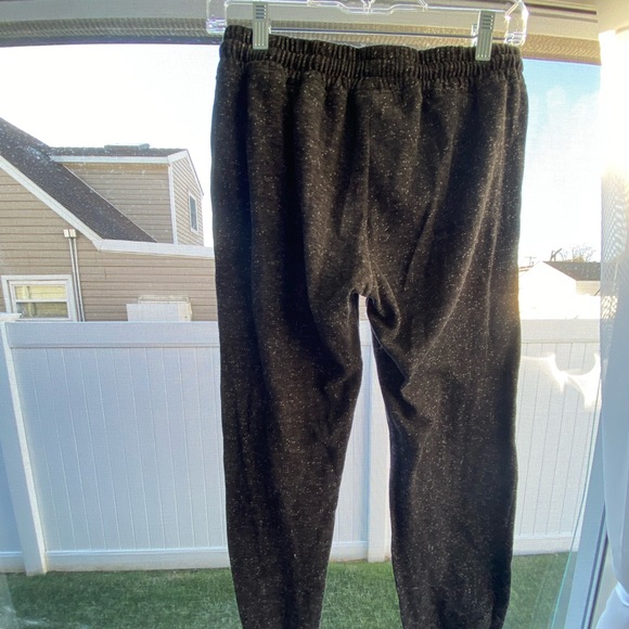 🌿Cozy Cotton On Lounge Black Joggers with Pockets and Fuzzy Inside - Picture 2 of 3